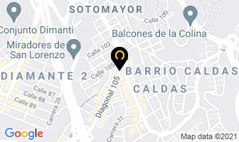 Mapa de Decoraciones Parra en Bucaramanga