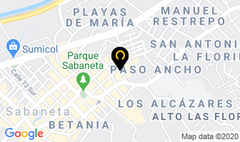 Mapa de Decoraciones Pekitas en Medellín