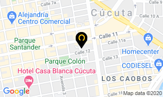 Mapa de Decoraciones Salcedo en Cúcuta