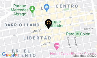 Mapa de Decoraciones Trevi en Cúcuta