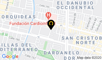 Mapa de Decoraciones Y Flores.com en Bogotá D.C