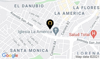 Mapa de Decoraciones Yanedy en Medellín
