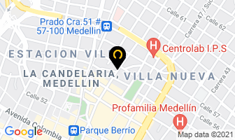 Mapa de Decorados Icomar en Medellín