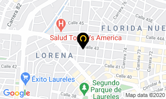 Mapa de Decoramos L.m. en Medellín