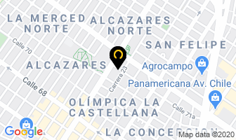 Mapa de ** Decorautos Del Norte ** en Bogotá D.C