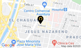 Mapa de Decorcajas en Medellín