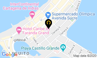 Mapa de Decorcentro en Cartagena