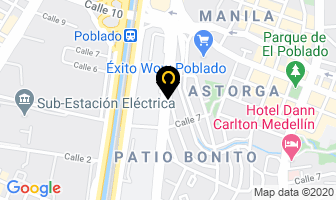 Mapa de Decorcentro Ltda. en Medellín