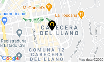 Mapa de Decorcerámica en Bucaramanga