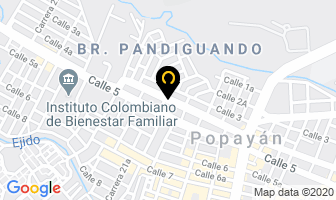 Mapa de Decorflorales Y Arte en Popayán