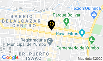Mapa de Decorplantas Forestal en Yumbo
