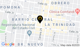 Mapa de Decorvidrio en Palmira