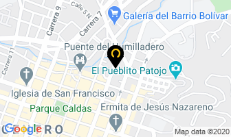 Mapa de Defensoría Del Pueblo en Popayán