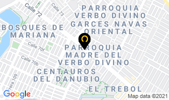 Mapa de Degas Ltda. en Bogotá D.C