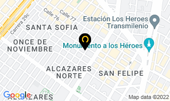 Mapa de Deko Bogota en Bogotá D.C