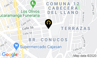 Mapa de Deko Hogar en Bucaramanga