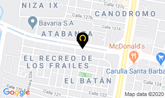 Mapa de Dekocinas en Bogotá D.C