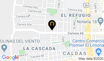 Mapa de Dekorarte L.p. en Cali