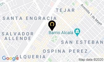 Mapa de Dekortinas en Bogotá D.C