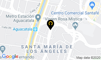Mapa de Del Valle Andrés en Medellín