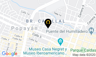 Mapa de Delfos Fitofarmacéutica en Popayán