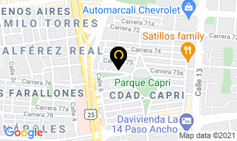 Mapa de Delgado José Alberto en Cali