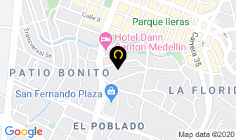 Mapa de Delgado María Rocío en Medellín
