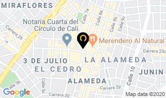 Mapa de Deli-mar en Cali