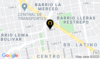 Mapa de Delicarnes Del Norte en Cúcuta