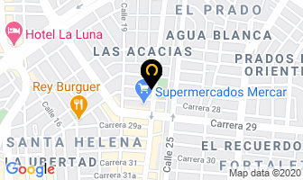 Mapa de Delicarnes La Ponderosa en Cali