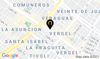 Mapa de Delicias Broaster en Bogotá D.C