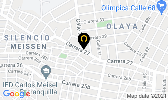 Mapa de Delicias Corquin en Barranquilla