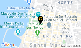 Mapa de Delicrem en Santa Marta
