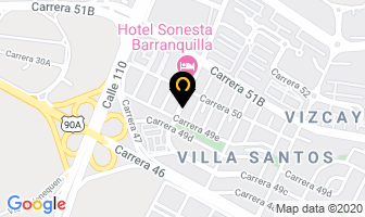 Mapa de Delkys Serpa Spa en Barranquilla