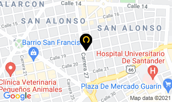 Mapa de Delta Sigma en Bucaramanga
