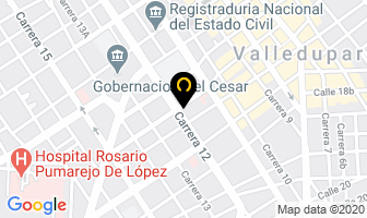 Mapa de Denis Salón De Belleza en Valledupar