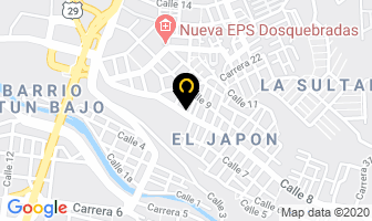 Mapa de Denta Cost Salud Oral A Su Alcance en Dosquebradas