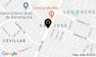 Mapa de Dental Class en Barranquilla