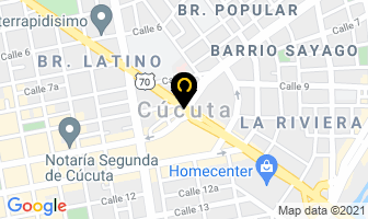 Mapa de Dental De Los Andes en Cúcuta