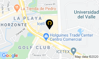 Mapa de Dental Spa en Cali