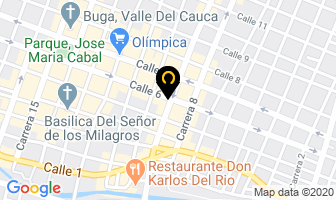 Mapa de Dentales Montoya en Guadalajara de Buga