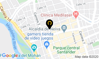 Mapa de Dentales Peña en Neiva