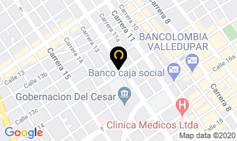 Mapa de Dentales Rodo en Valledupar