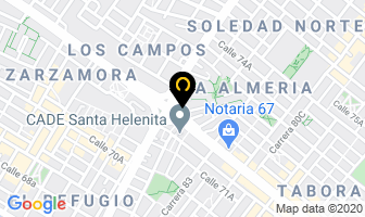 Mapa de Denti-Vital en Bogotá D.C