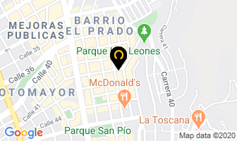 Mapa de Dentis en Bucaramanga