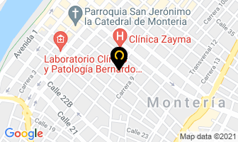 Mapa de Dentomaxilofacial en Montería