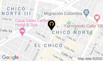 Mapa de Depilarte Chico en Bogotá D.C
