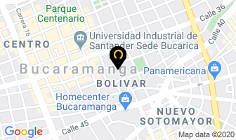 Mapa de Deporte Total en Bucaramanga