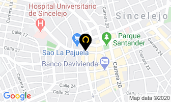 Mapa de Deportes Miriam en Sincelejo