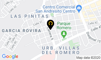 Mapa de Deportes Santander en Bucaramanga